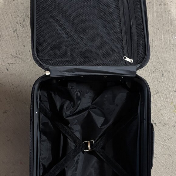 Extra Small Carry On Suitcase Black - Picture 2 of 9